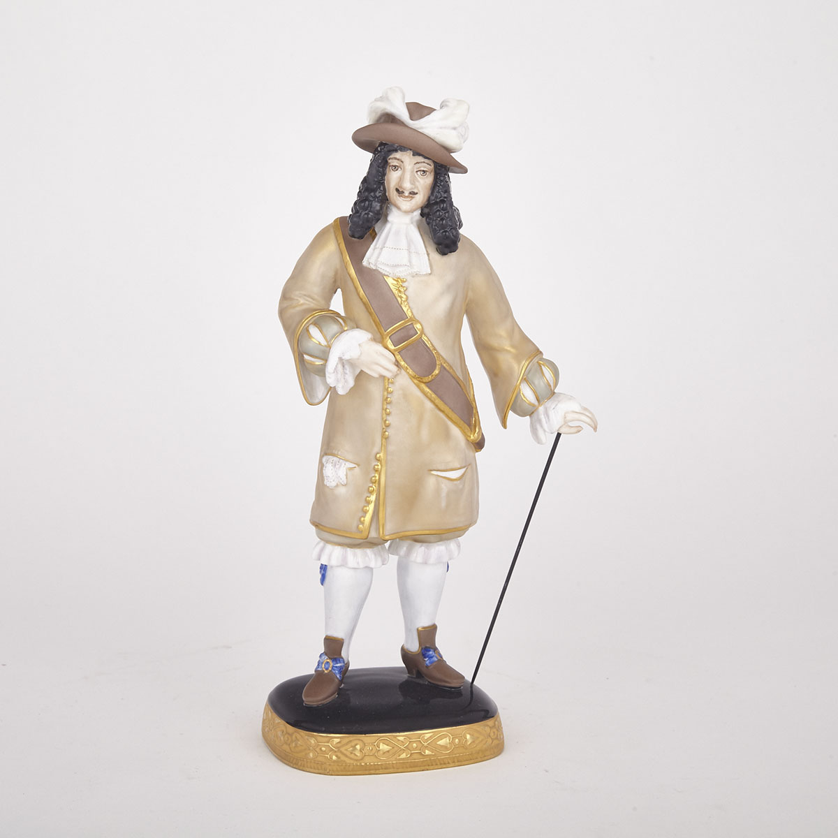 Royal Worcester Figure, ‘Charles II, after Beal’, c.1963