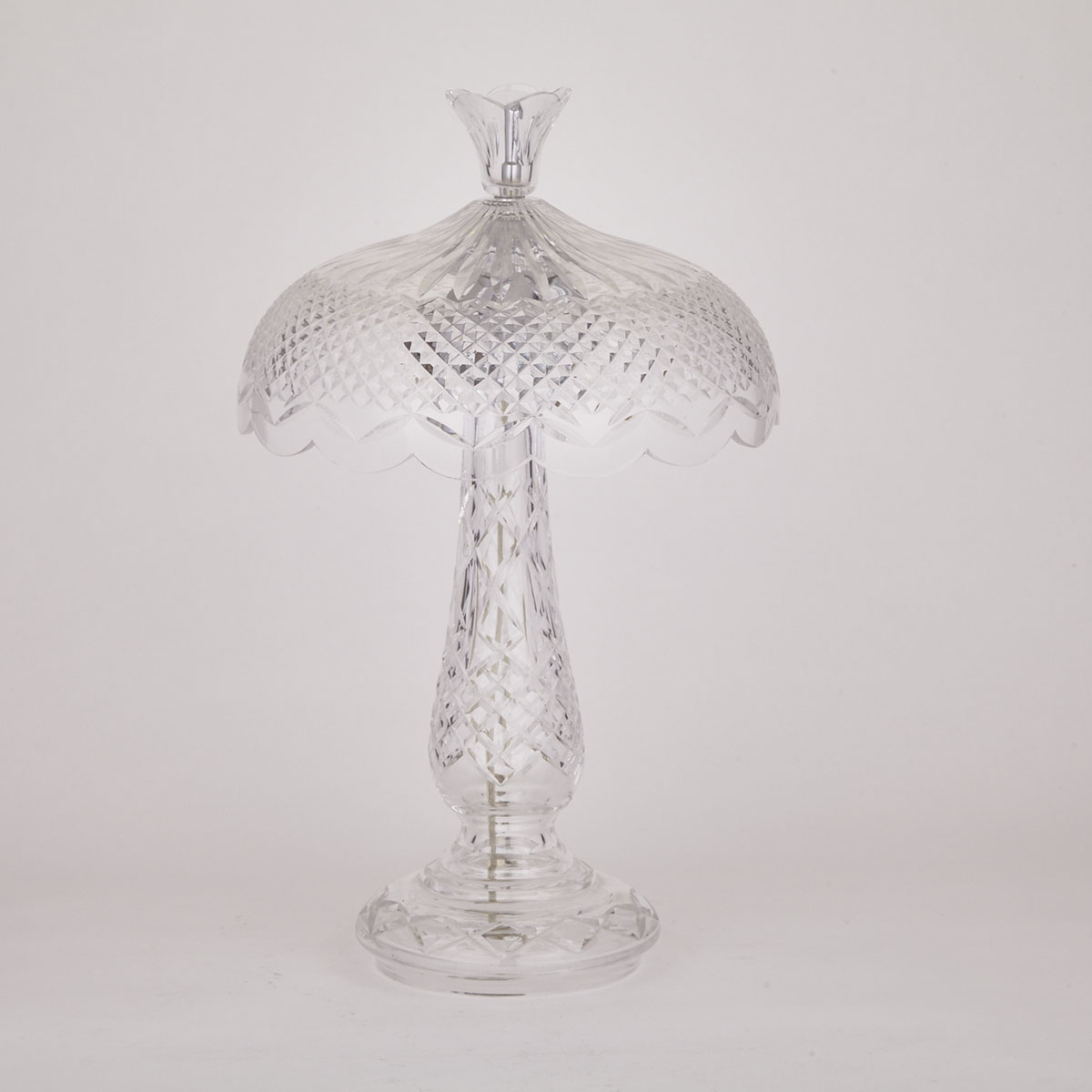Waterford Cut Glass Table Lamp, 20th century