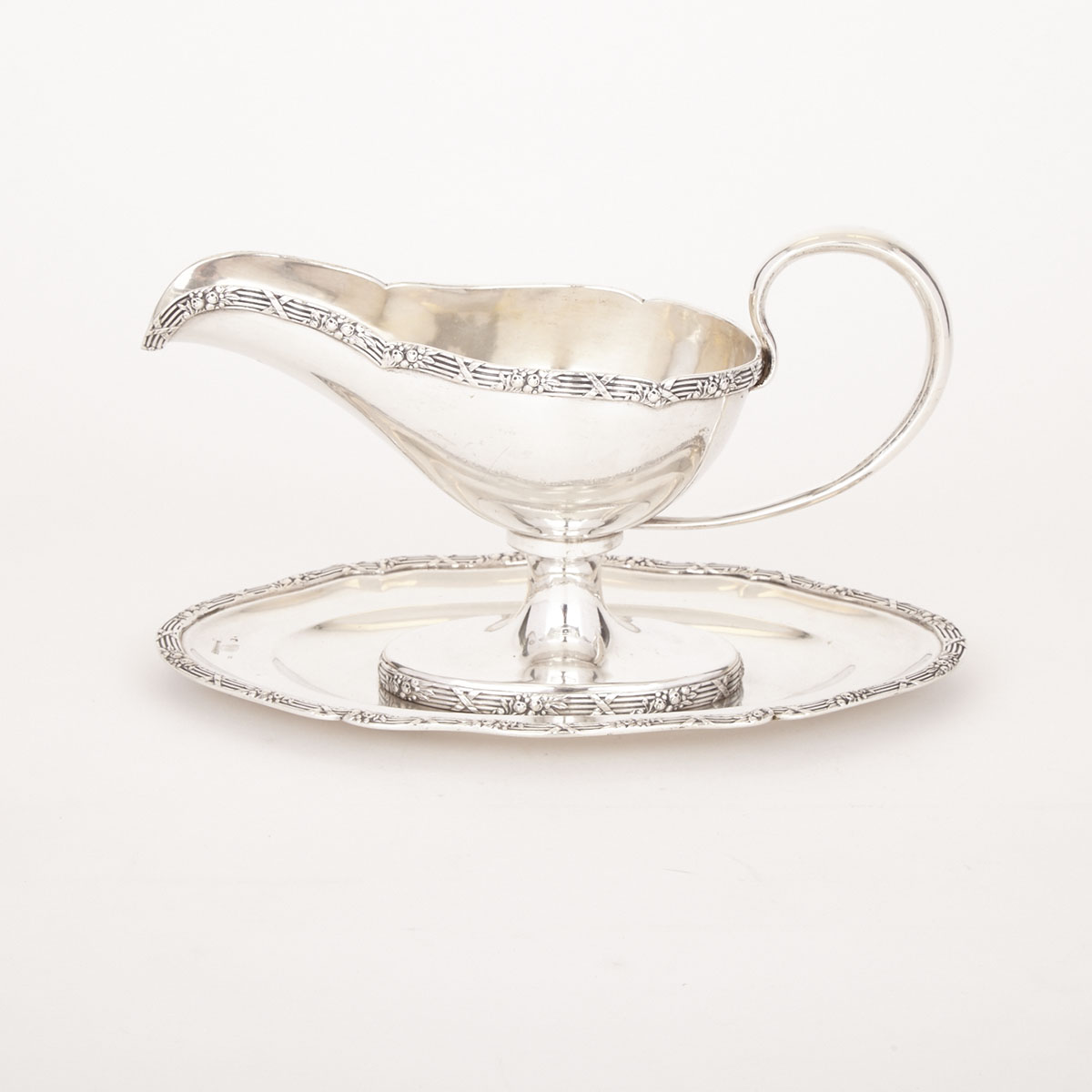 Austro-Hungarian Silver Sauceboat, early 20th century