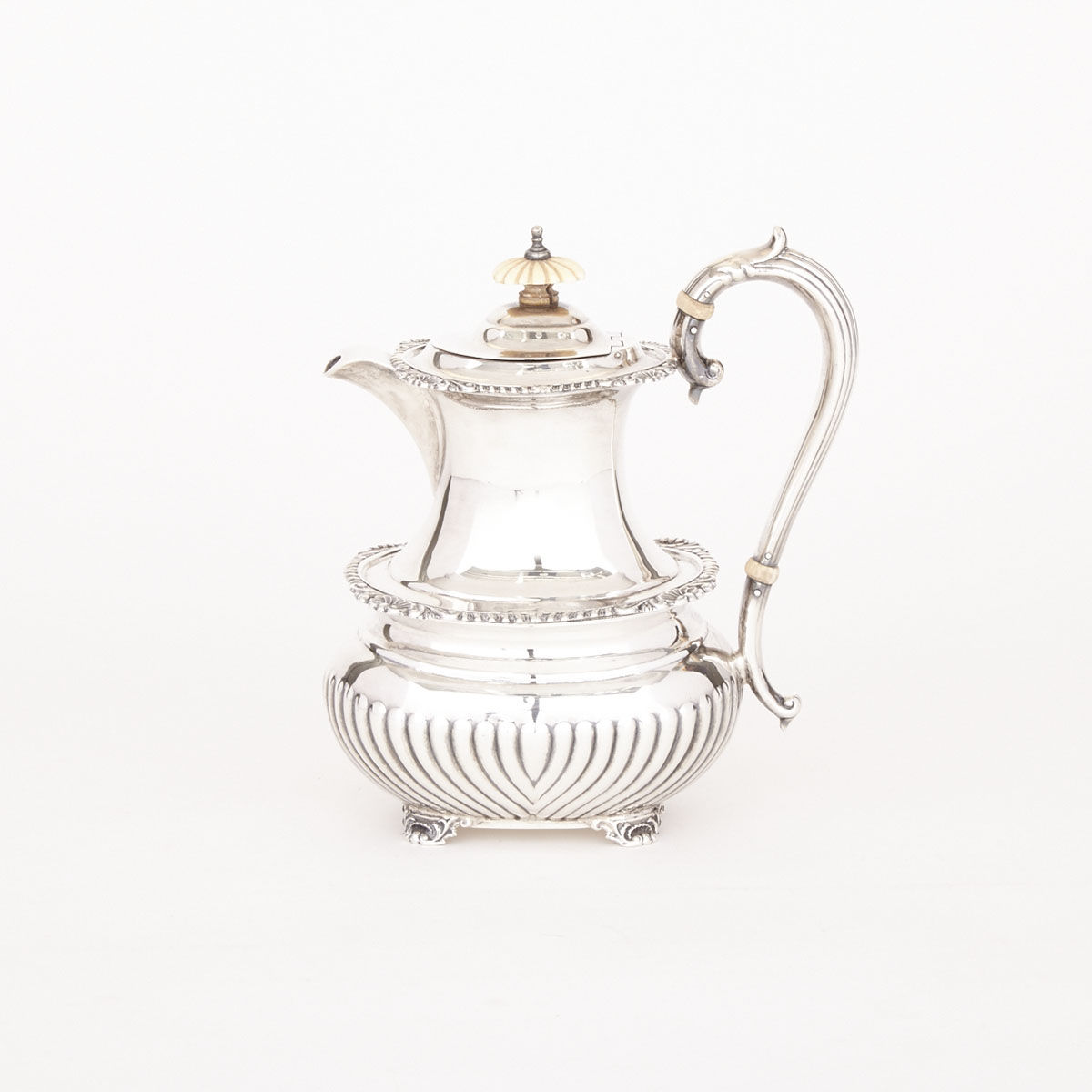 Canadian Silver Hot Water Pot, Henry Birks & Sons, Montreal, Que., 1946