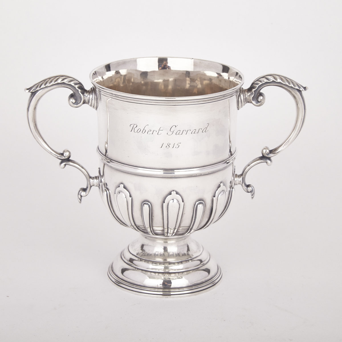 Georgian Style Silver Two-Handled Cup, probably 19th century