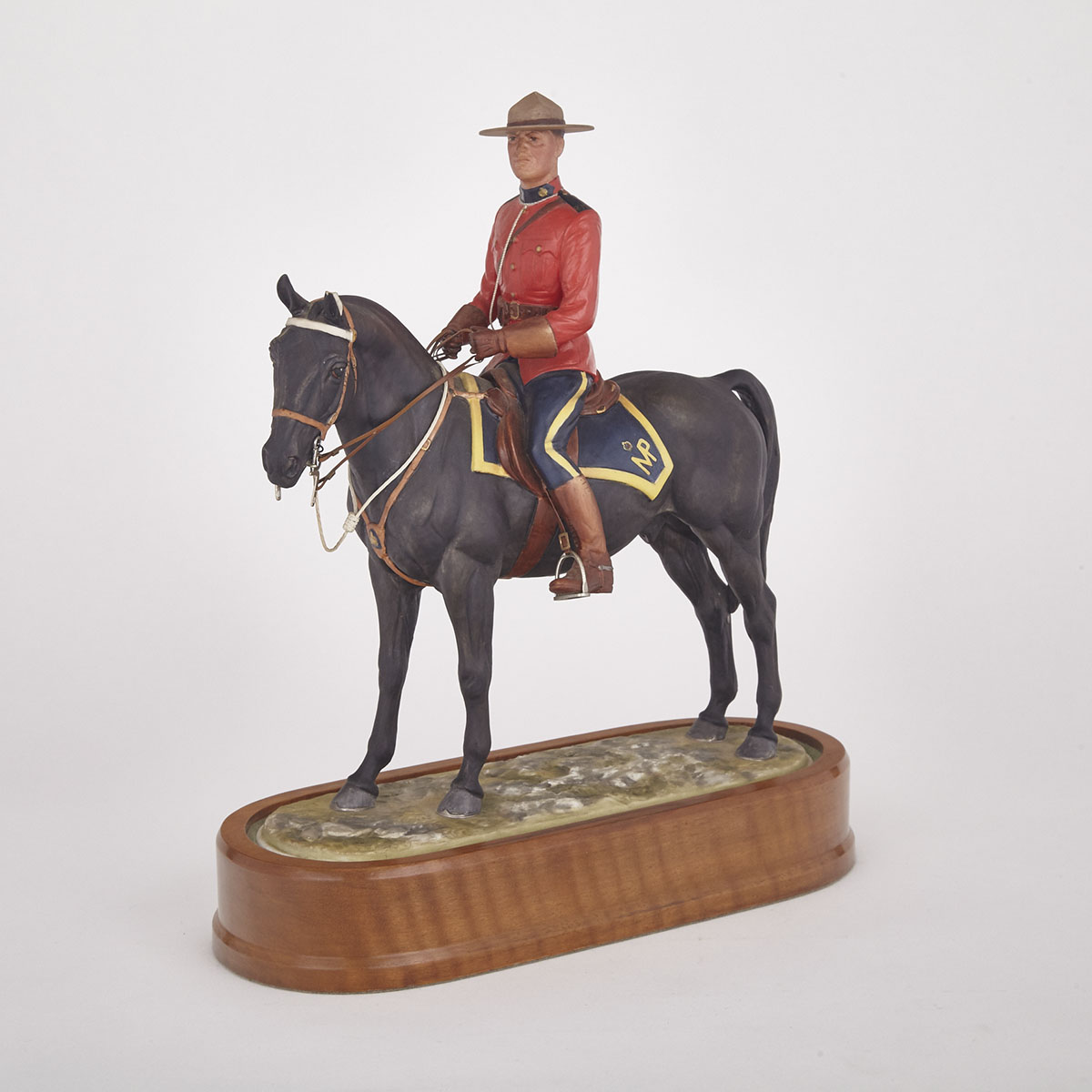 Royal Worcester Model, ‘Royal Canadian Mounted Policeman’, Doris Lindner, c.1966