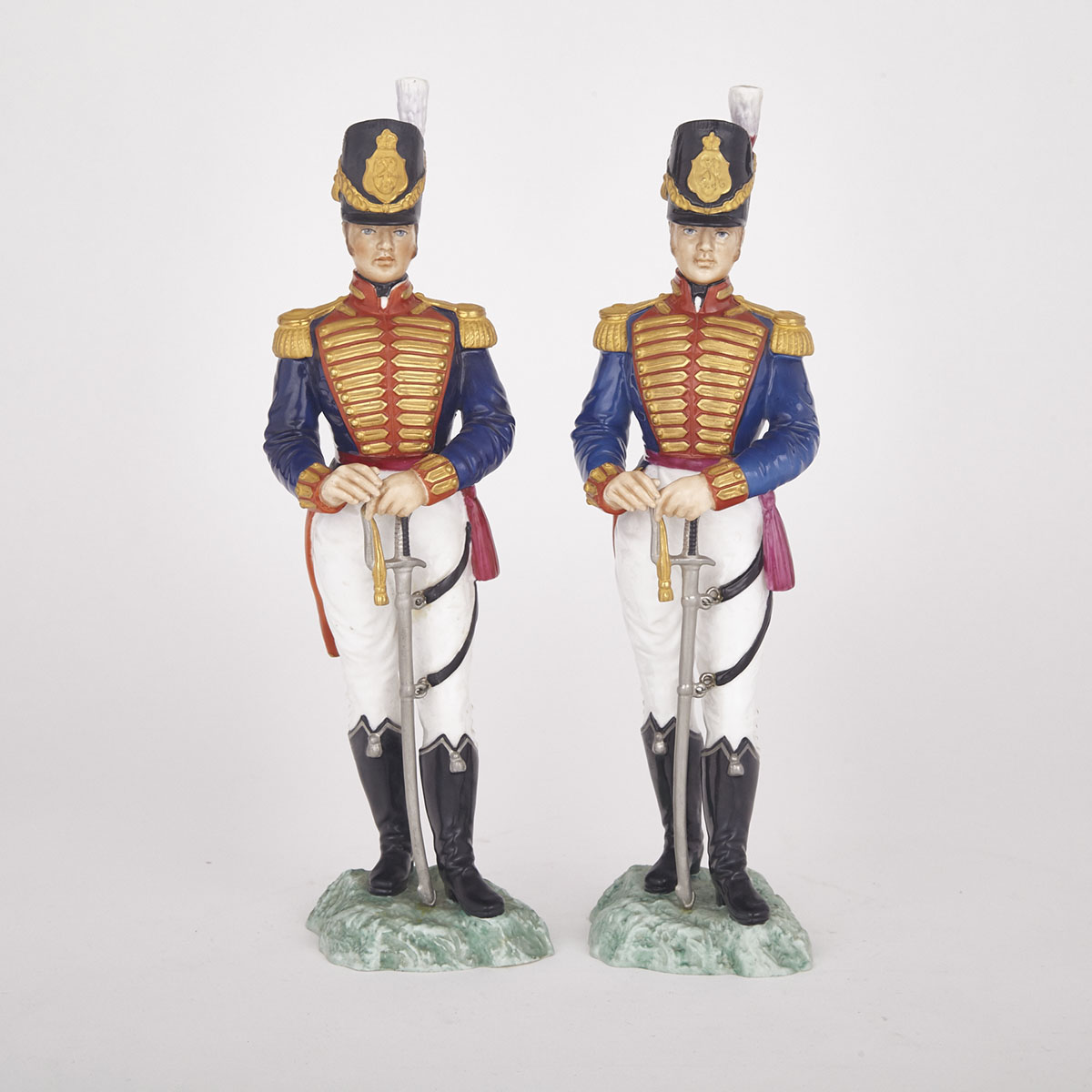 Two Royal Worcester Figures, ‘Officer of the Royal Artillery 1815’, c.1961/63