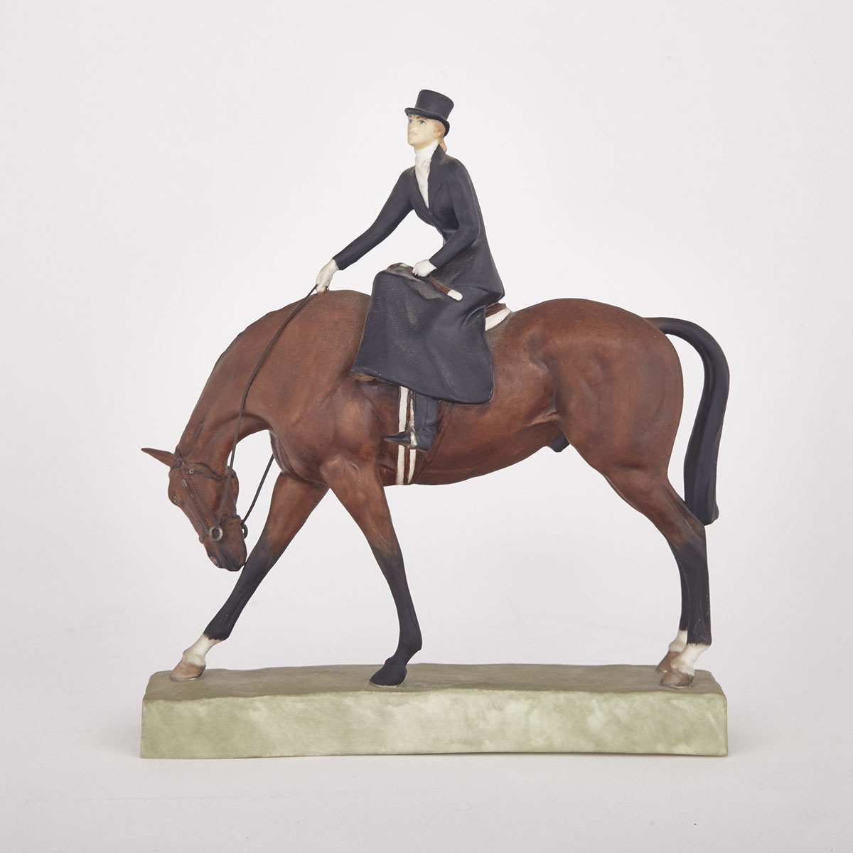 Royal Worcester Equestrian Figure ‘At the Meet’, Doris Lindner, c.1966 