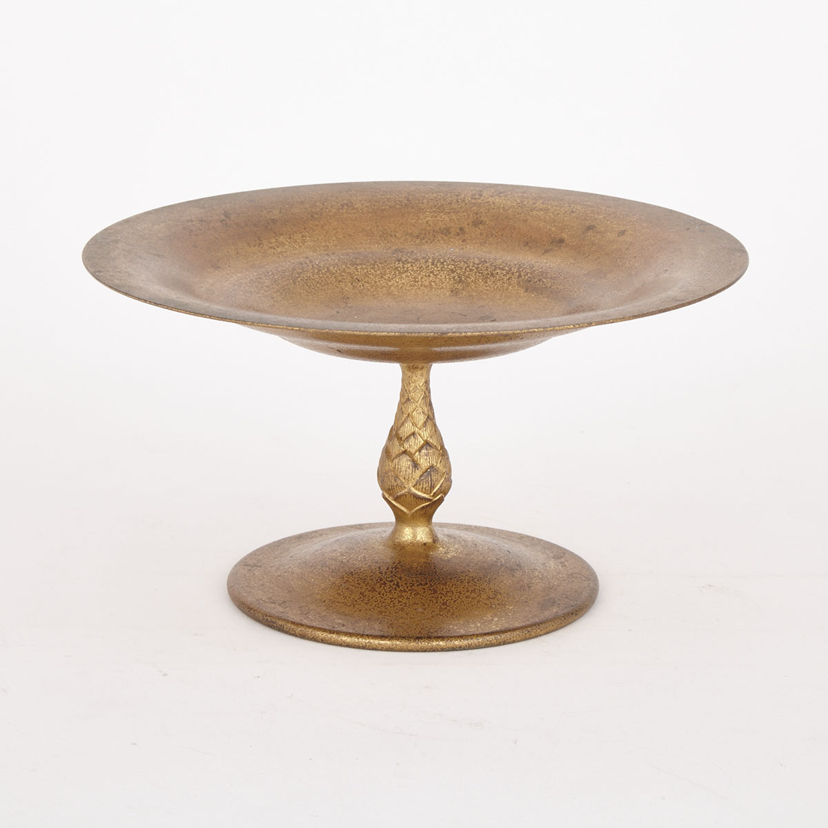 Tiffany Studios, New York, Gilt Bronze ‘Artichoke’ Pattern Tazza, c.1910