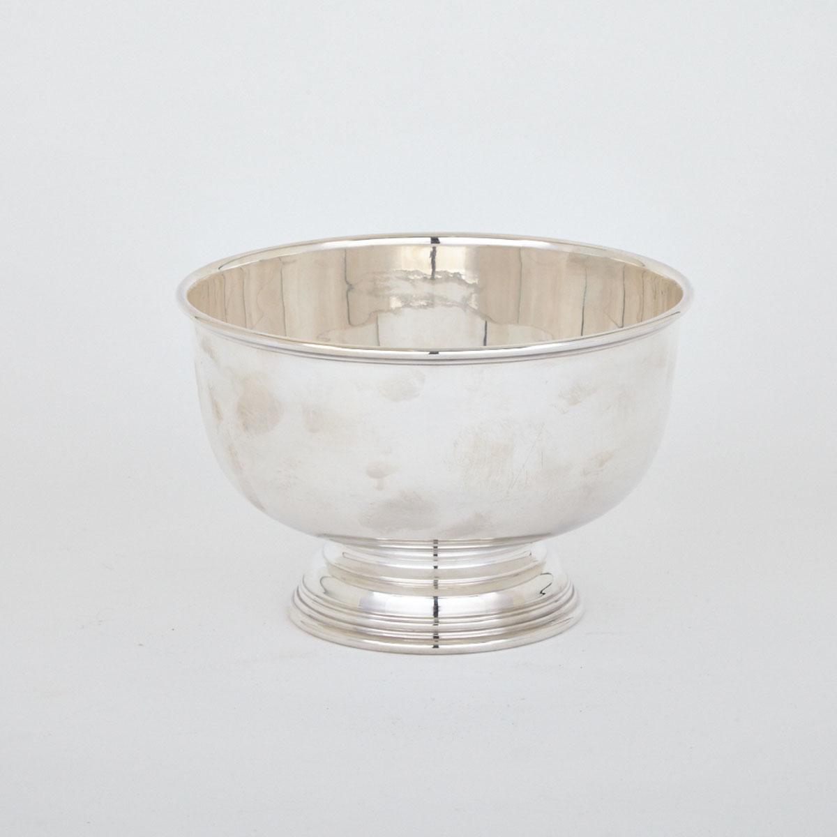 Sterling Silver Bowl, probably Canadian, mid-20th century
