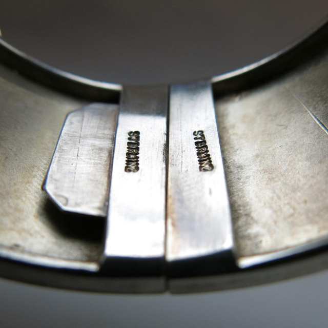 Sterling Silver Hinged Bracelet 