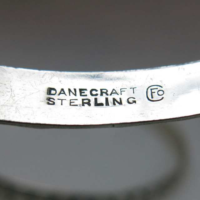 2 Danecraft Sterling Silver Circular Bangles 
