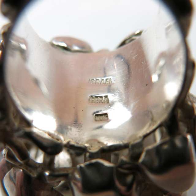 Rachel Gera Israeli Sterling Silver Sculpted Ring