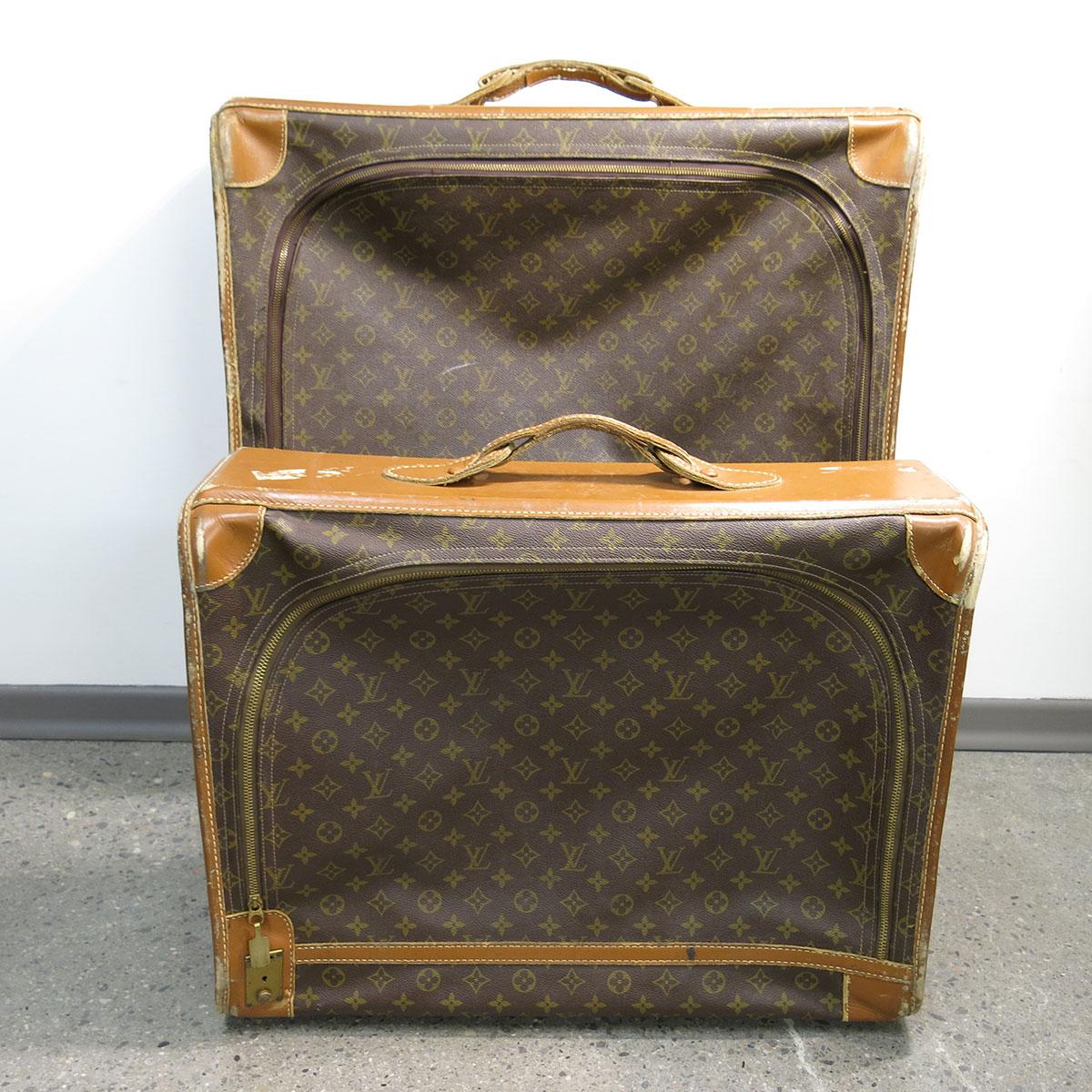 Two Louis Vuitton Soft Sided Suitcases