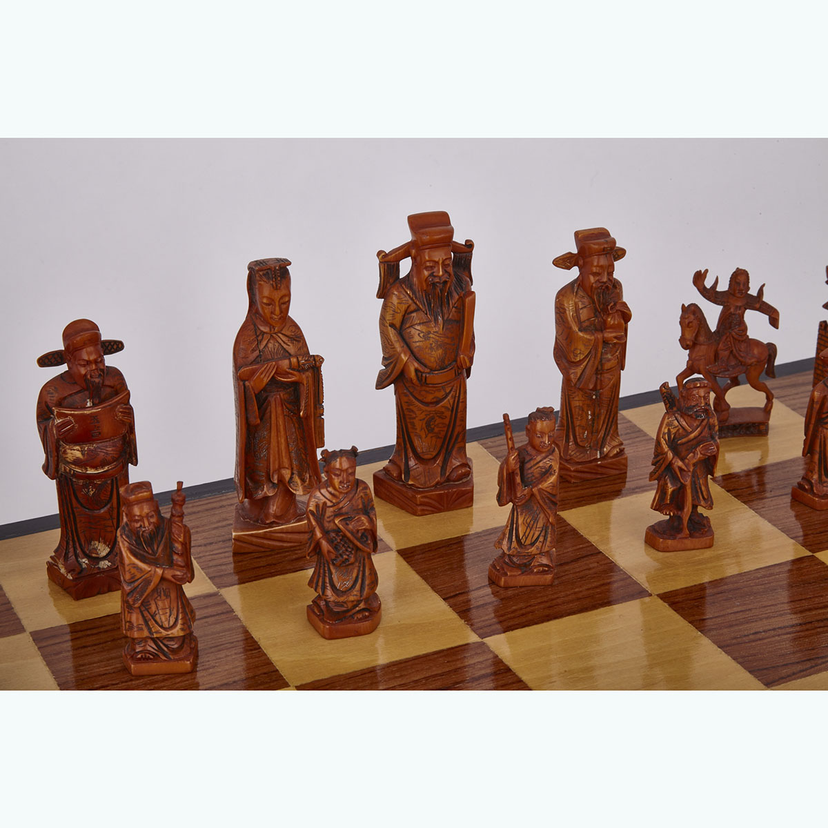 Large Export Ivory Chess Set, Circa 1940’s