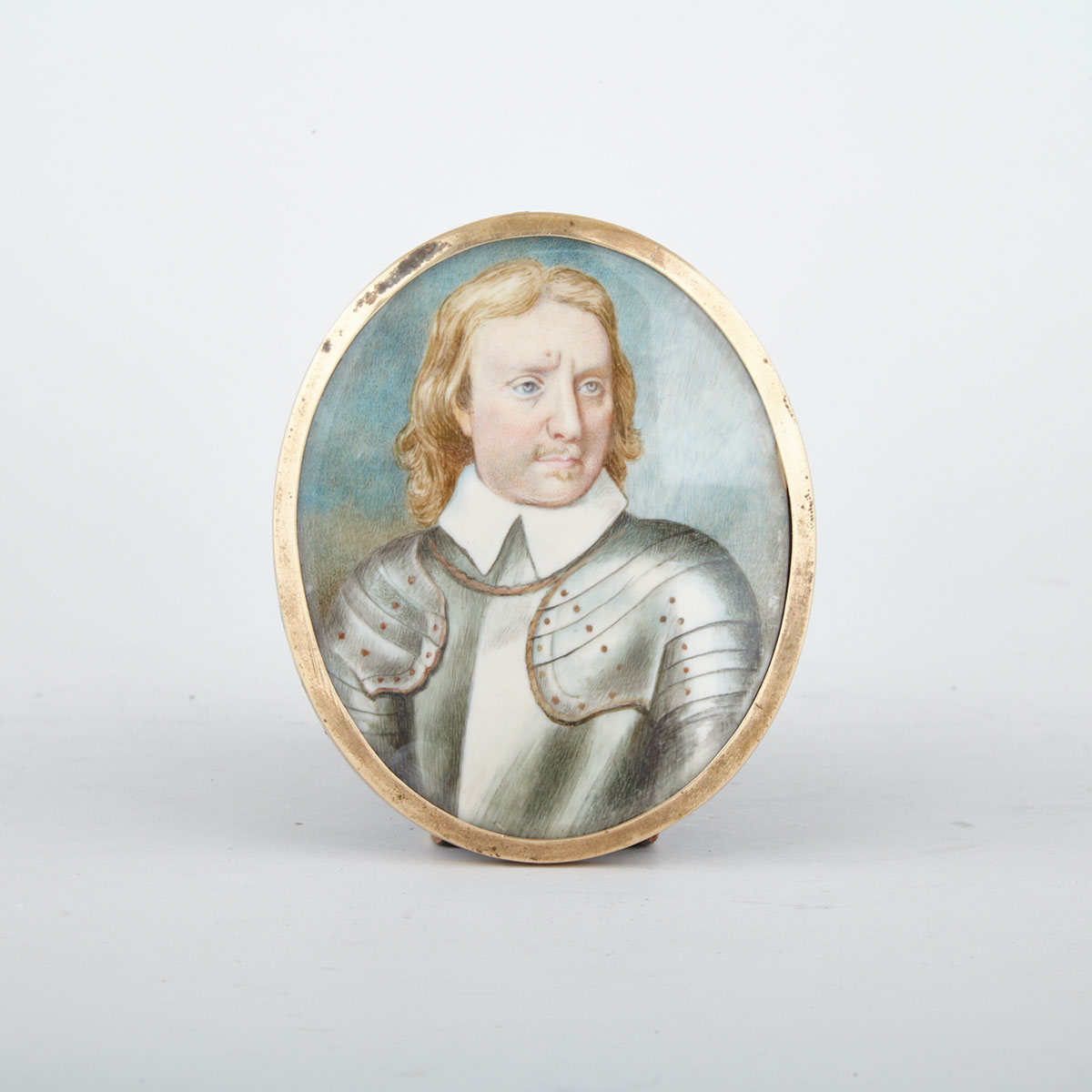 Portrait Miniature of Oliver Cromwell, after the work by Samuel Cooper (British, 1609-1672), 1791