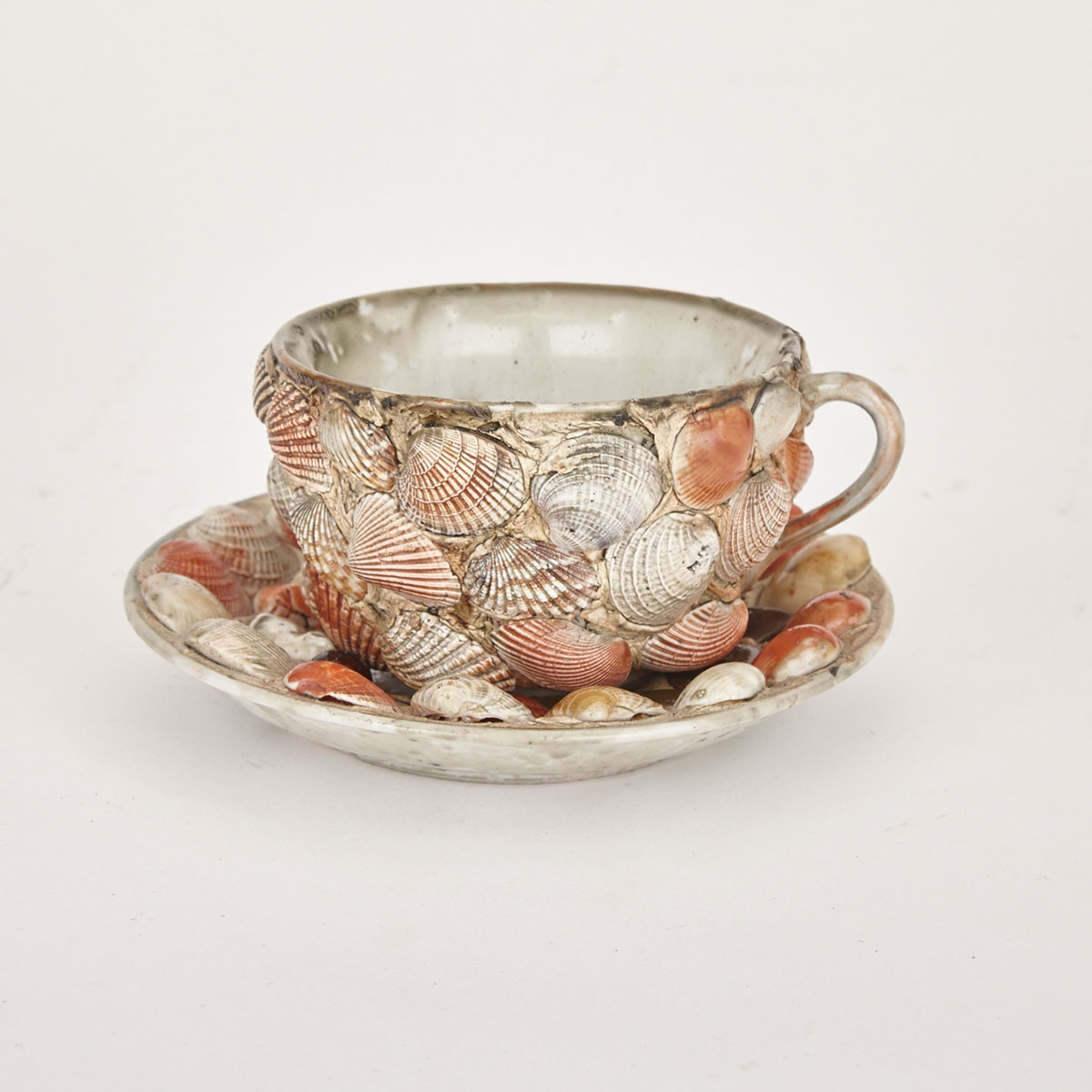 ‘Memory Ware’ Teacup and Saucer, early 20th century
