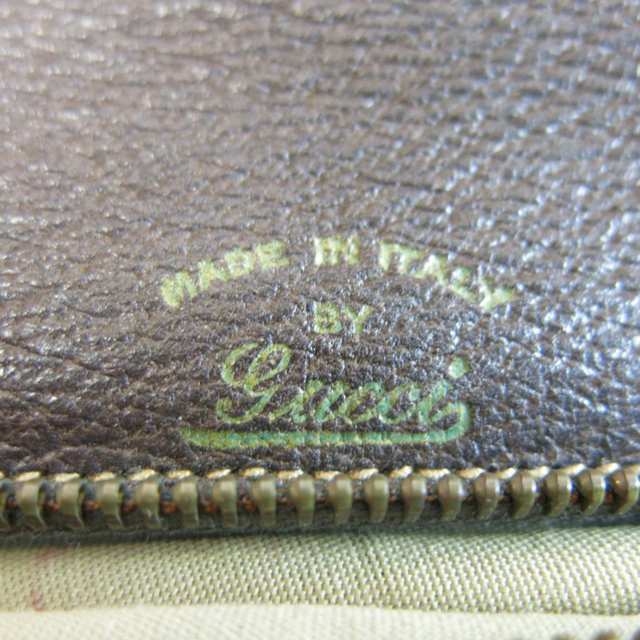 Vintage Gucci Blondie Leather And Monogrammed Textile Handbag