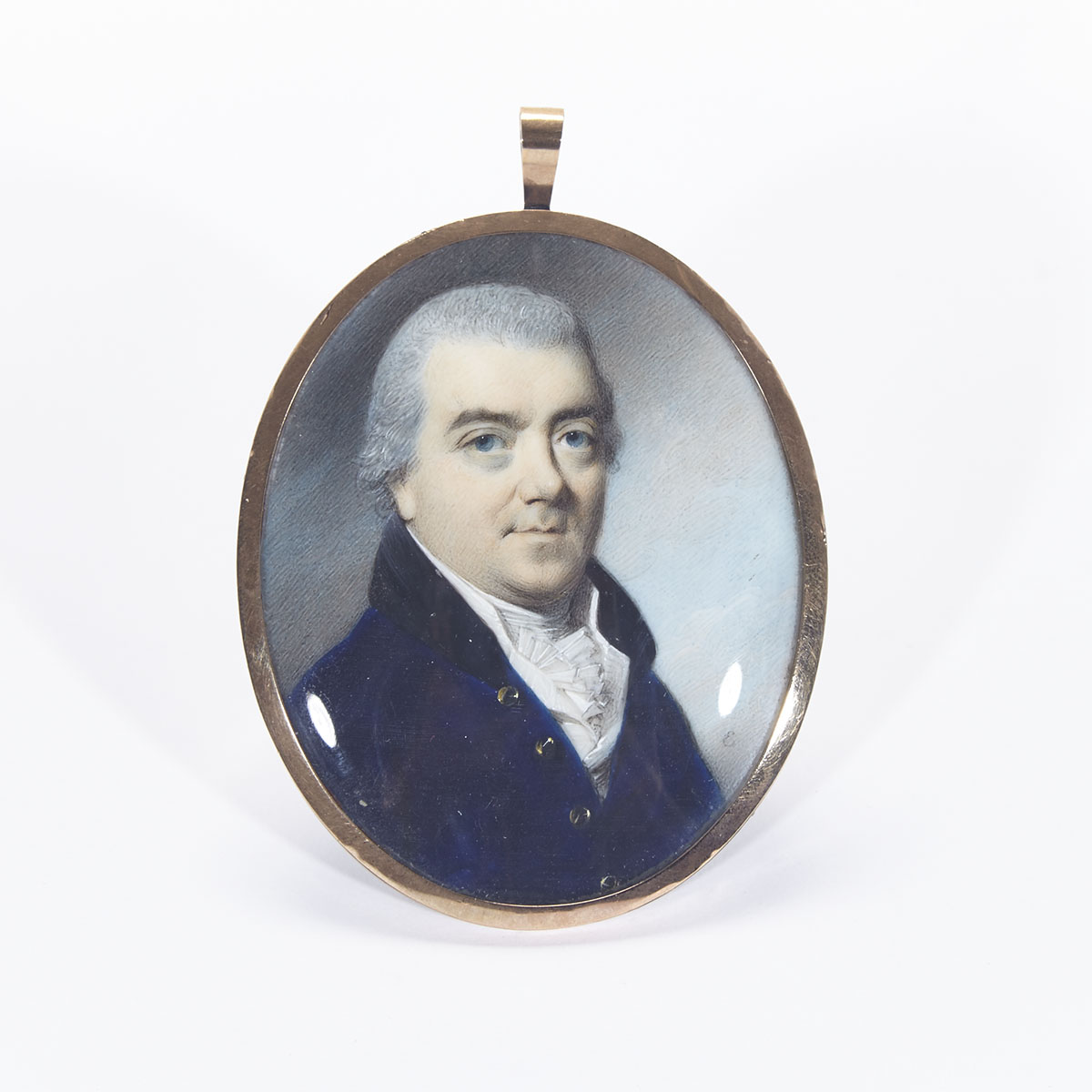 George Engleheart (British, 1750-1829) Portrait Miniature of a Gentleman, early 19th century