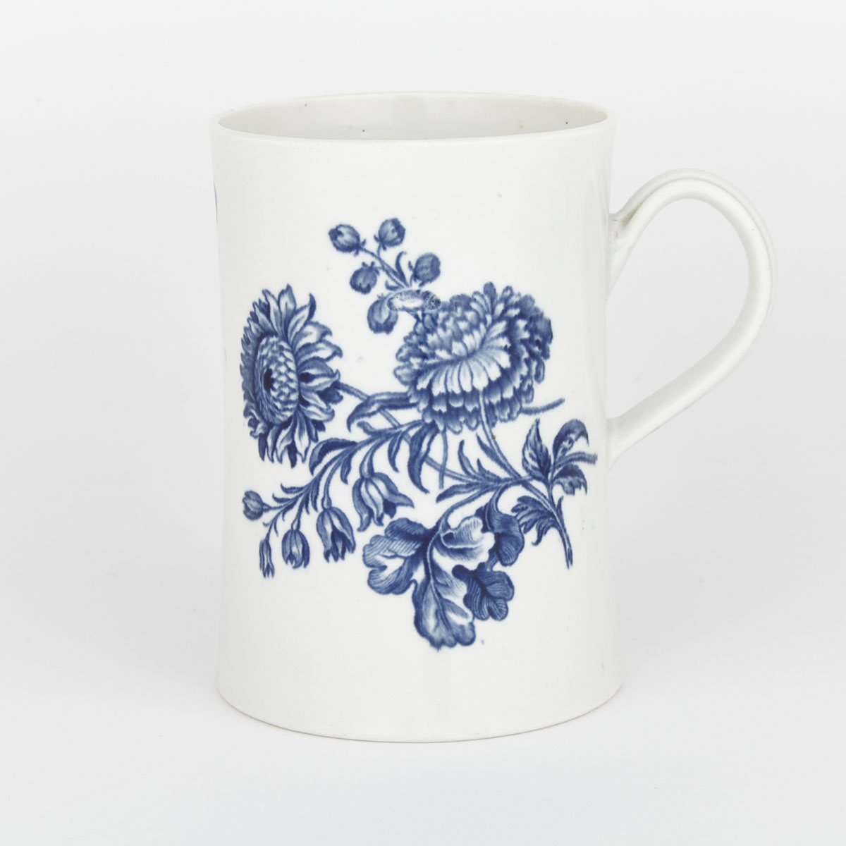 Worcester ‘Natural Sprays Group’ Large Mug, c.1760-70