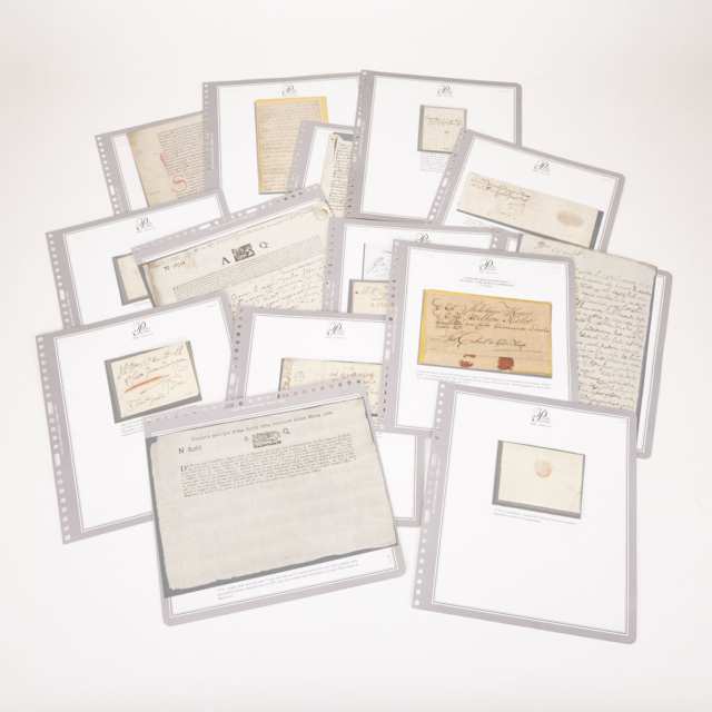 La Parola Scritta: Boxed Album of Fourteen Mostly Italian Documents, 12th Century to 18th Century