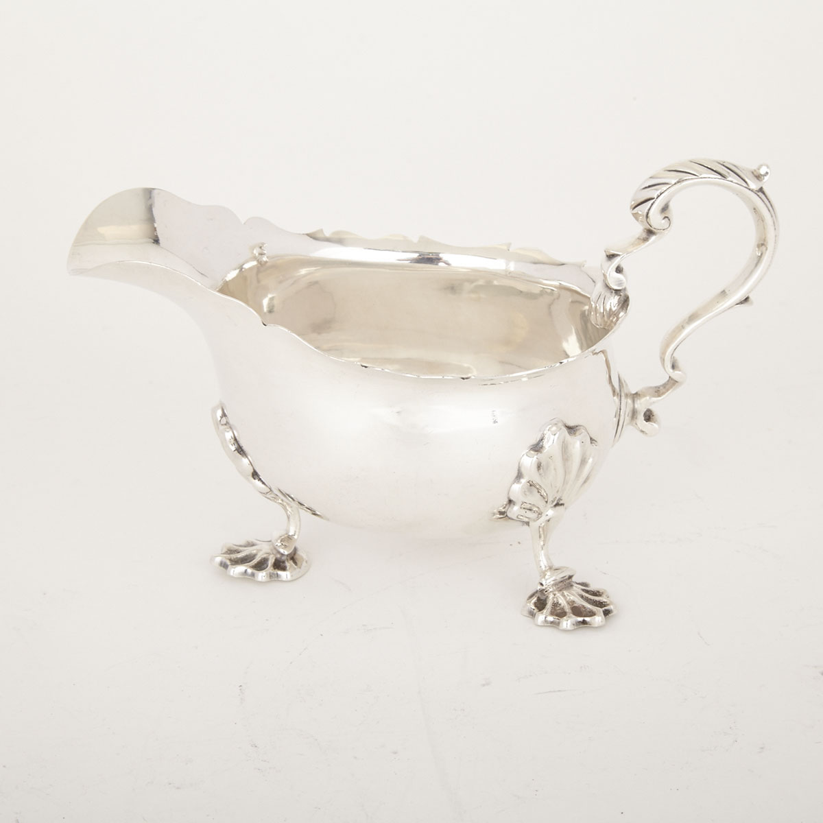 Edwardian Silver Sauce Boat, George Nathan & Ridley Hayes, Chester, 1905