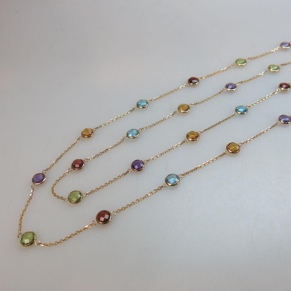 14k Yellow Gold Endless Necklace