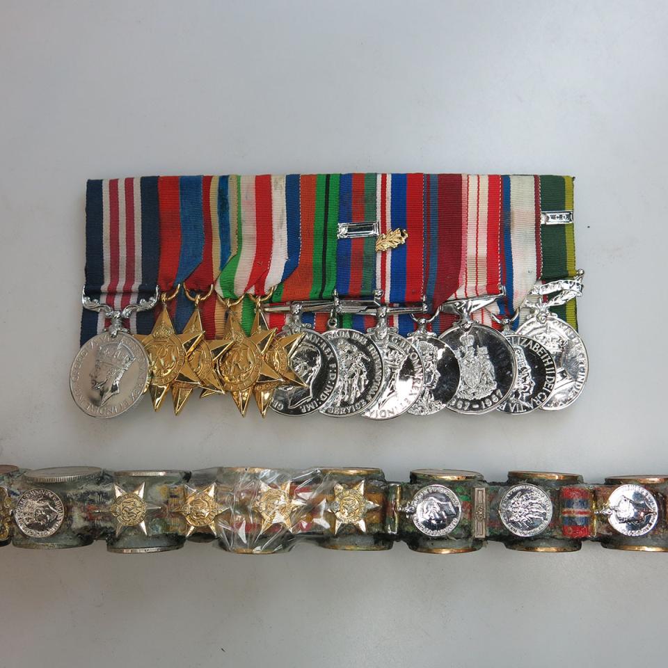Group of 12 WWII Service Medals