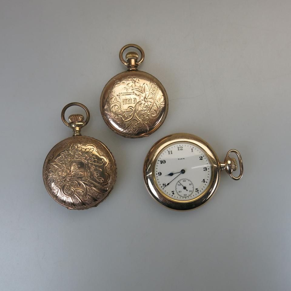 3 Various Pocket Watches