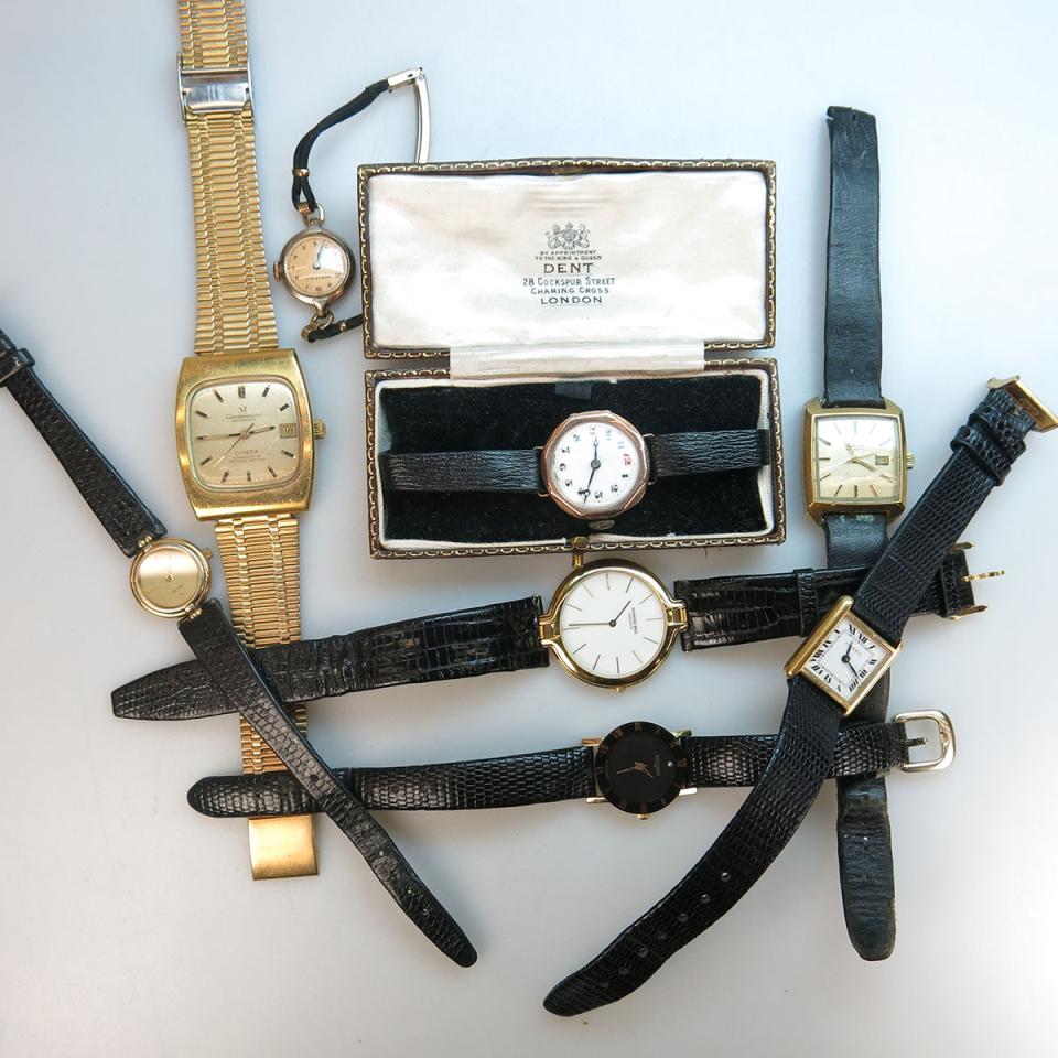 8 Various Wristwatches 