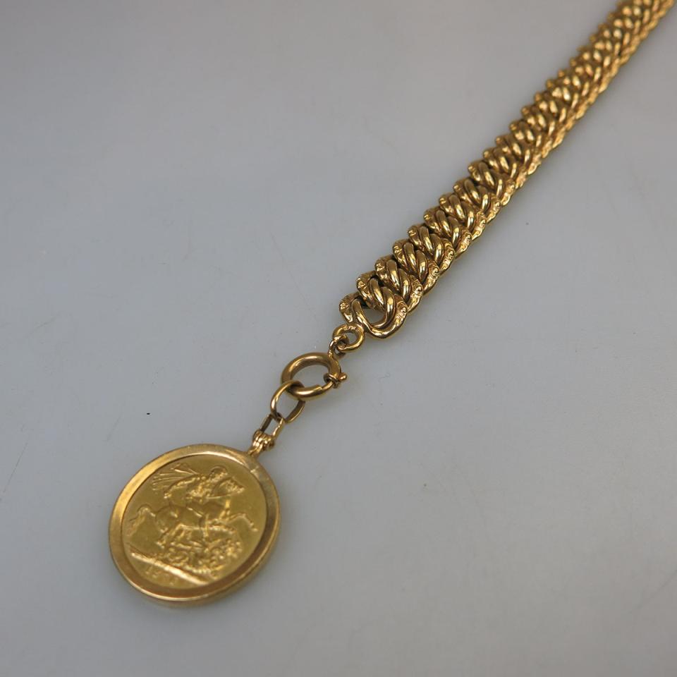 Portuguese 800 Grade Gold Bracelet