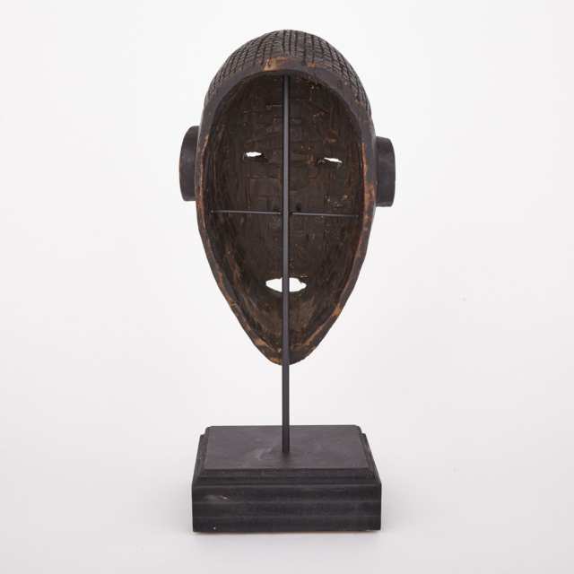 Ngbaka Carved Wood Mask, Africa, 20th century