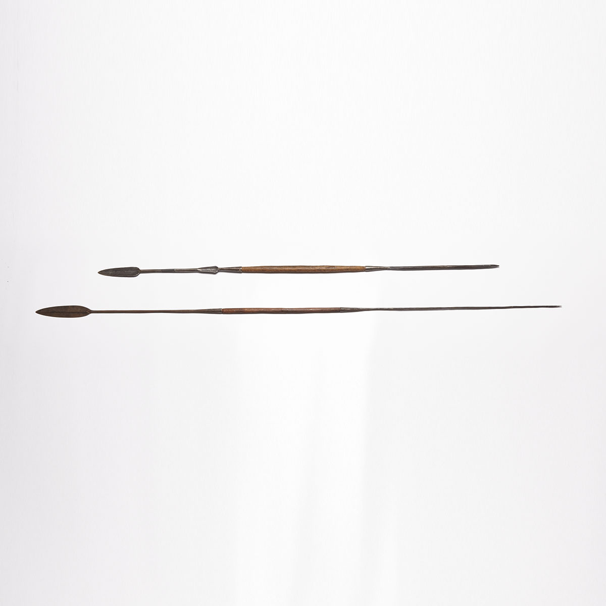 Two Maasai spears, East Africa, c.  1960