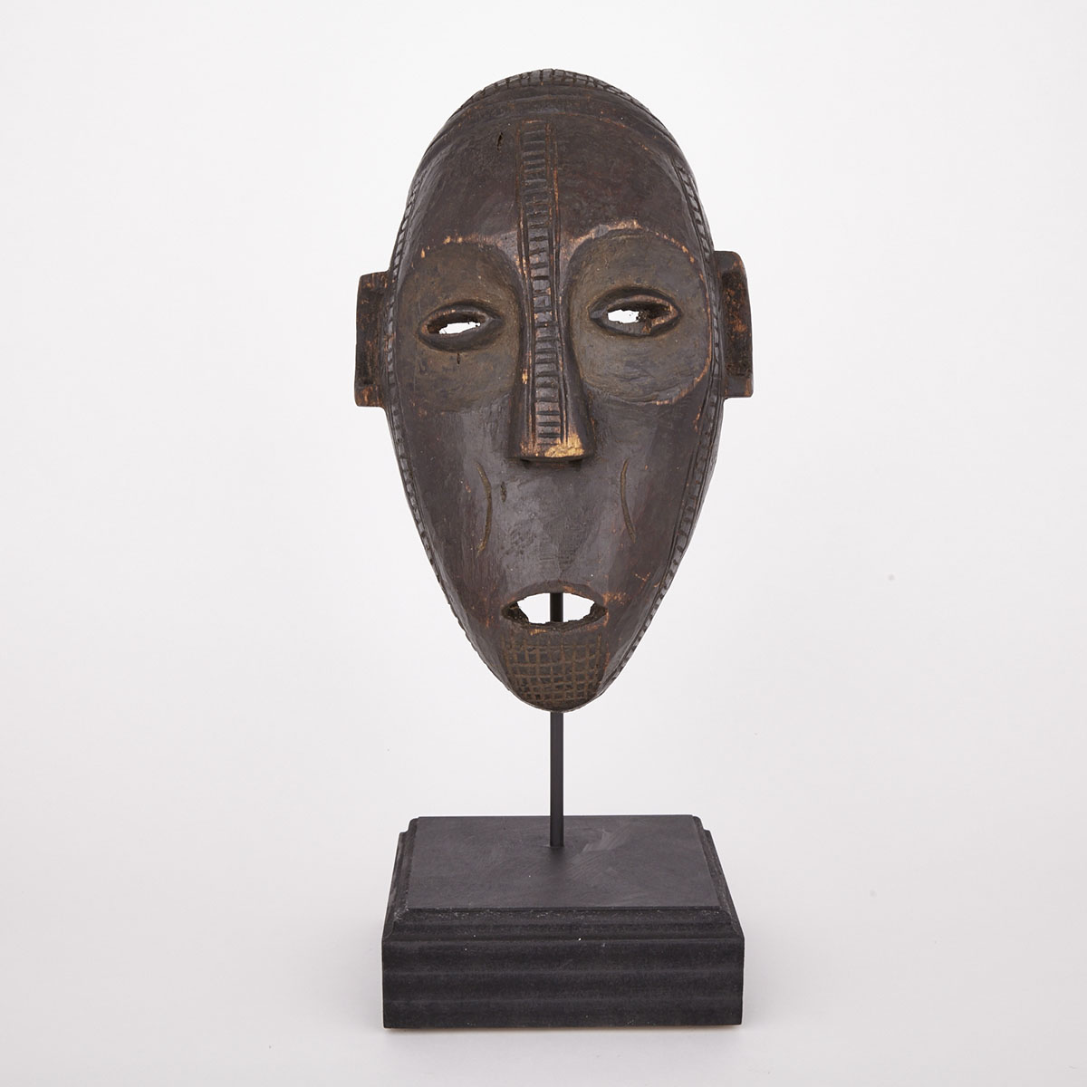 Ngbaka Carved Wood Mask, Africa, 20th century