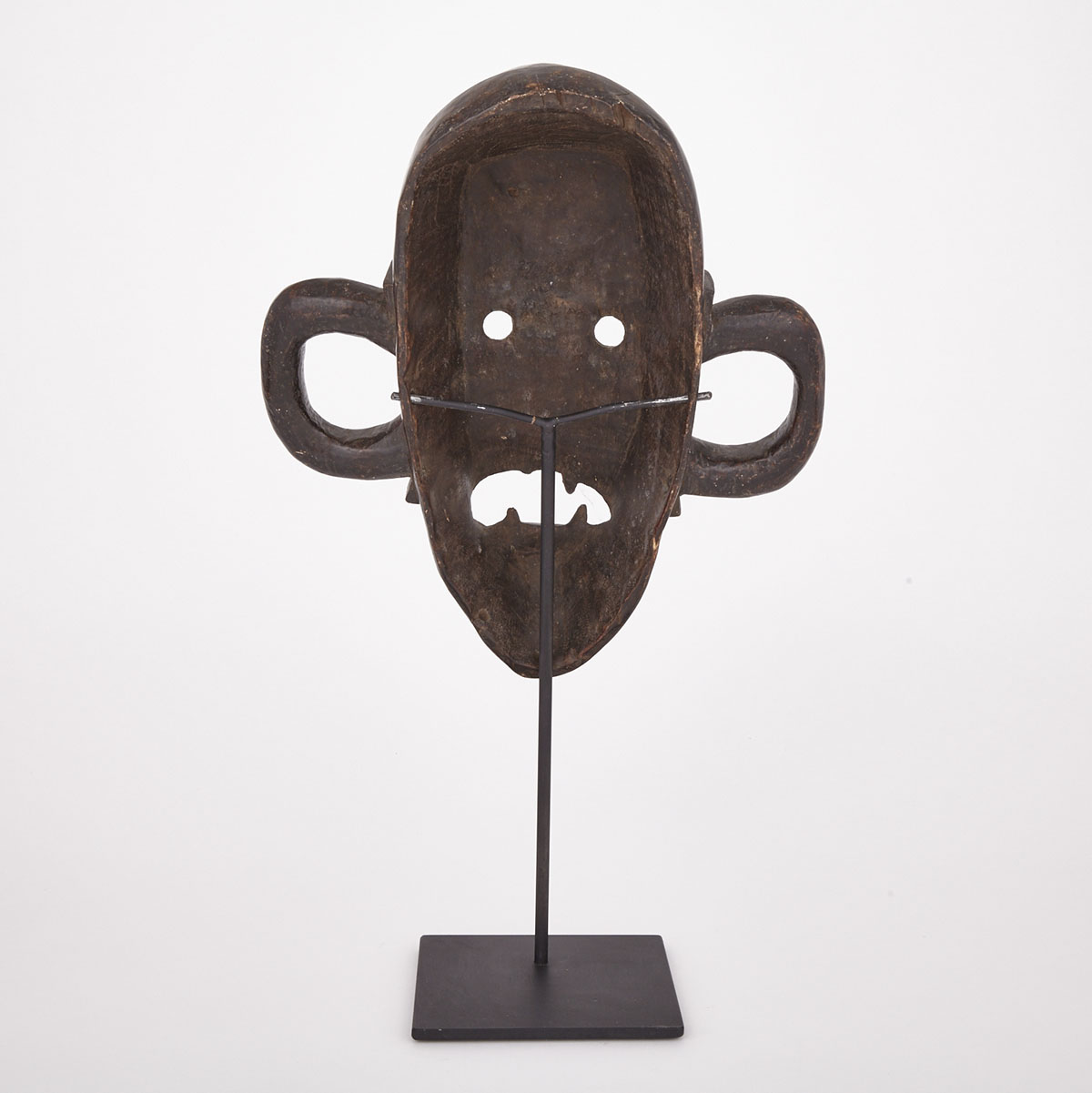 Boa Carved Wood Mask, Central Africa, 20th century