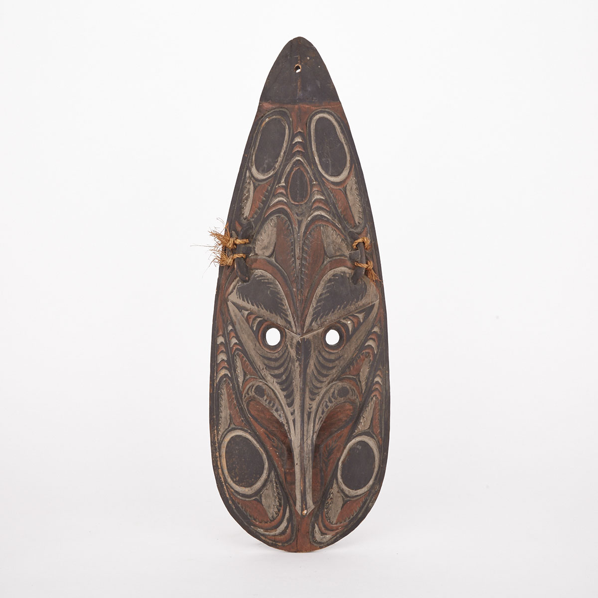 Carved and Painted Wood Spirit Mask, Sepik River, Papua New Guinea, 20th century