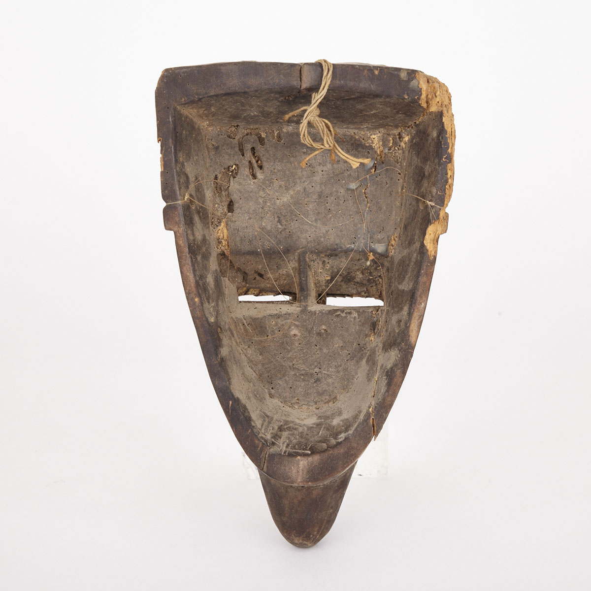 Marka Mask with applied copper decoration, West Africa, 20th century