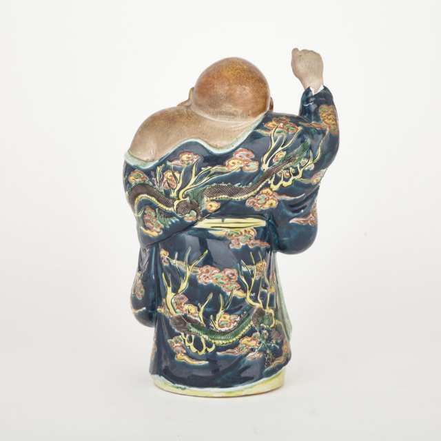 Japanese Kutani Figure of Hotei, Showa Period