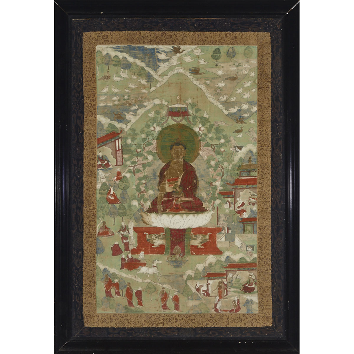 Two Framed Thangkas, 19th/20th Century