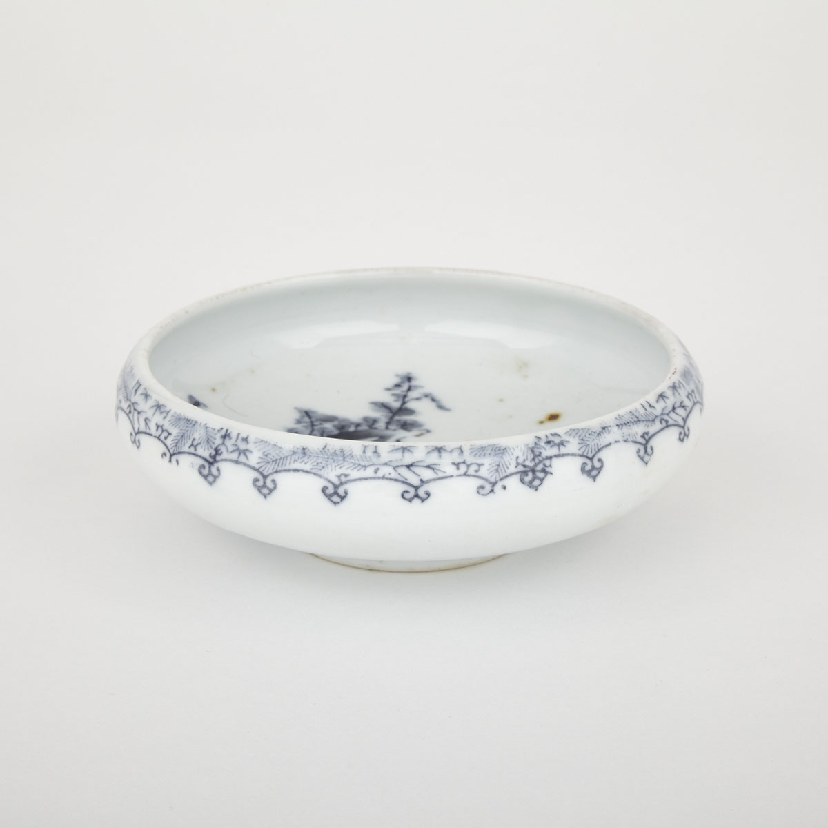 Small Blue and White Japanese Dish