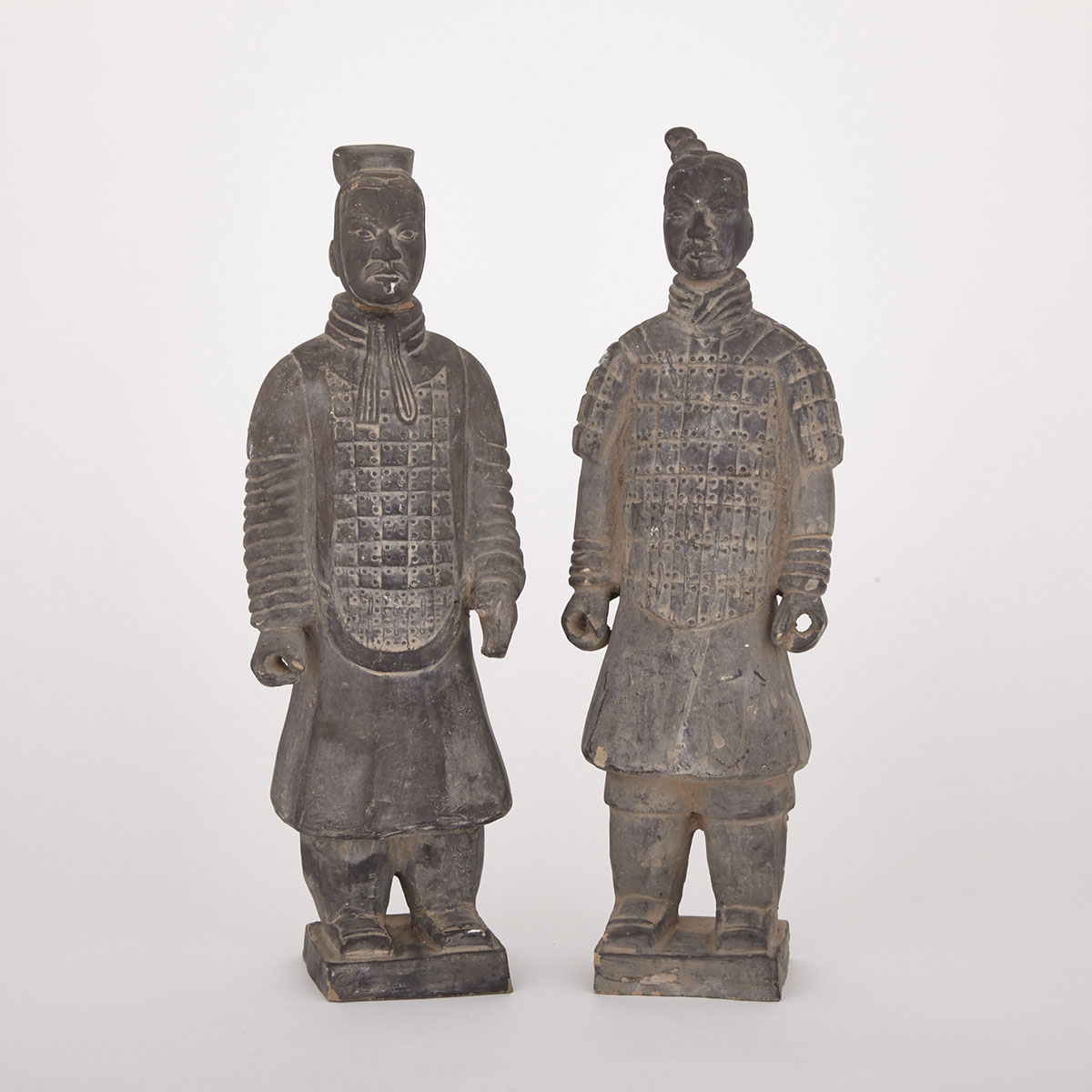 Pair of Chinese Terracotta Soldiers 