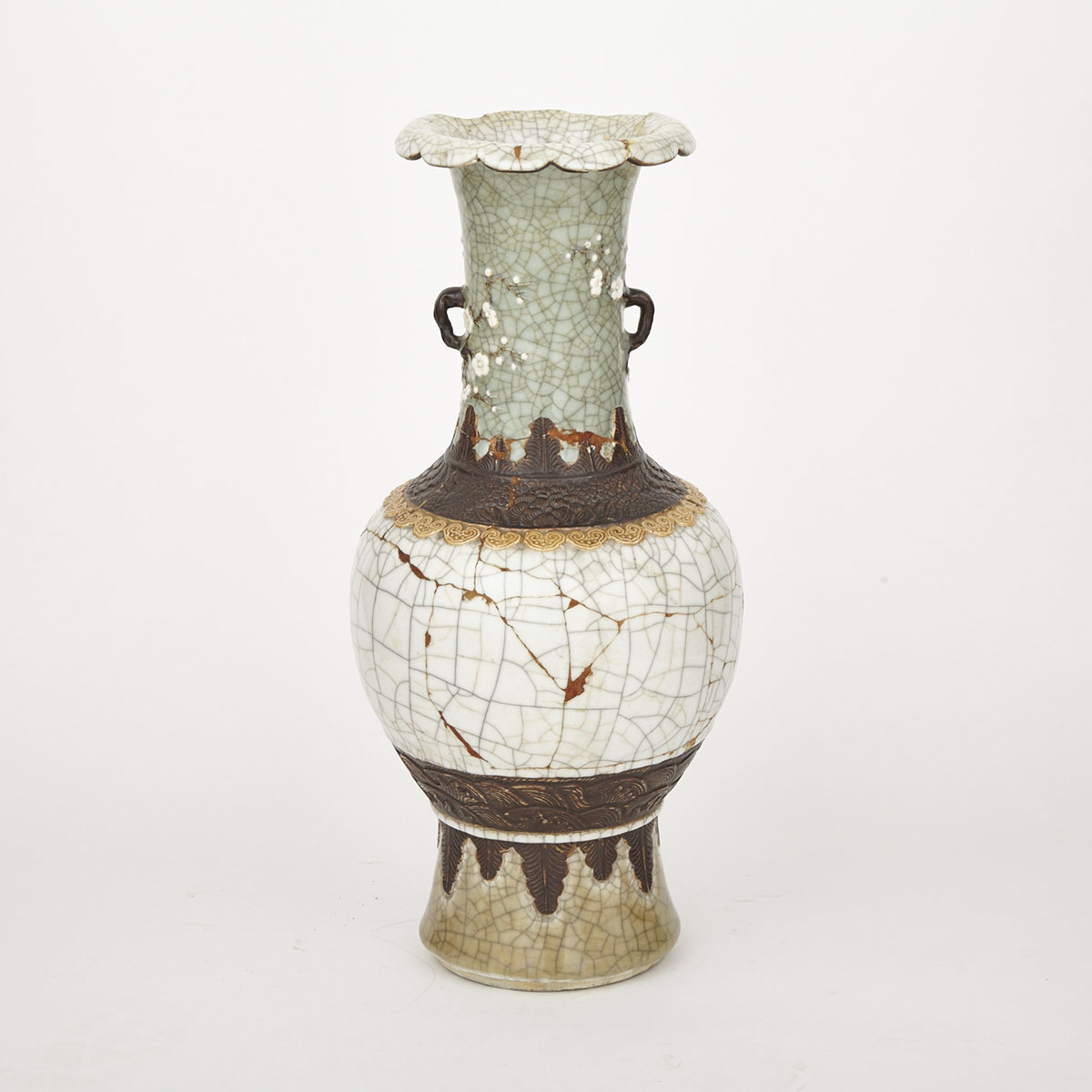 Large Crackle Glazed Vase, Republican Period