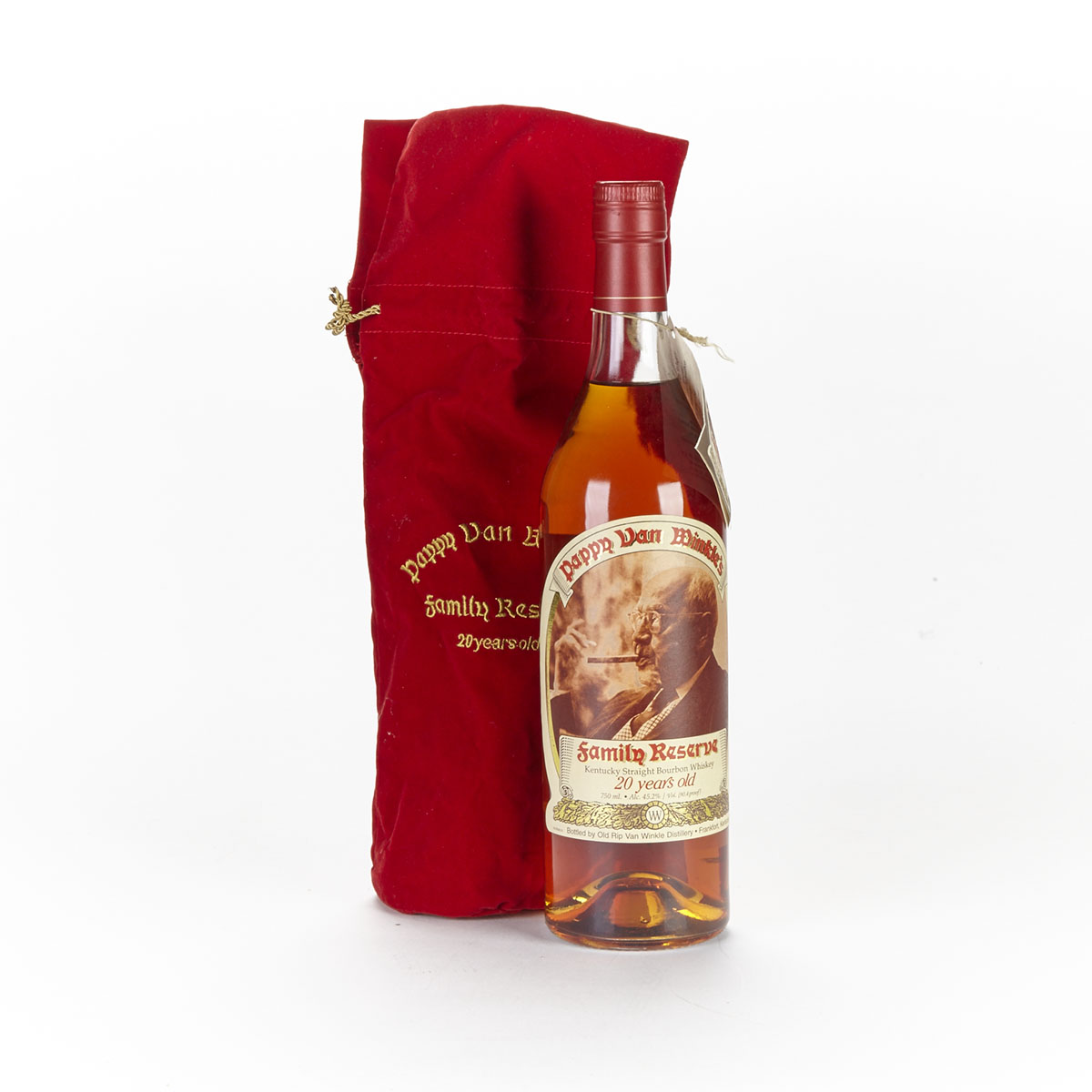 PAPPY VAN WINKLE’S FAMILY RESERVE 20 YEAR OLD KENTUCKY STRAIGHT BOURBON WHISKEY