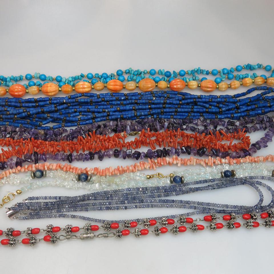 Quantity Of Various Bead Necklaces