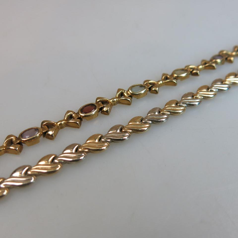 2 x 10k Yellow Gold Bracelets