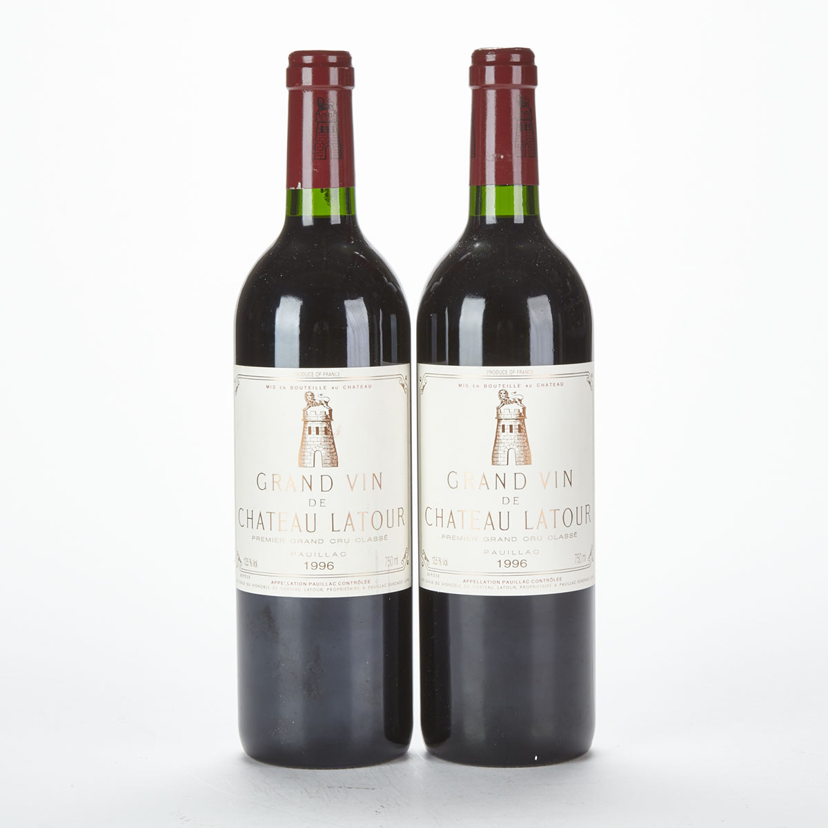 CHÂTEAU LATOUR 1996 (2) 96 WS 100 WA