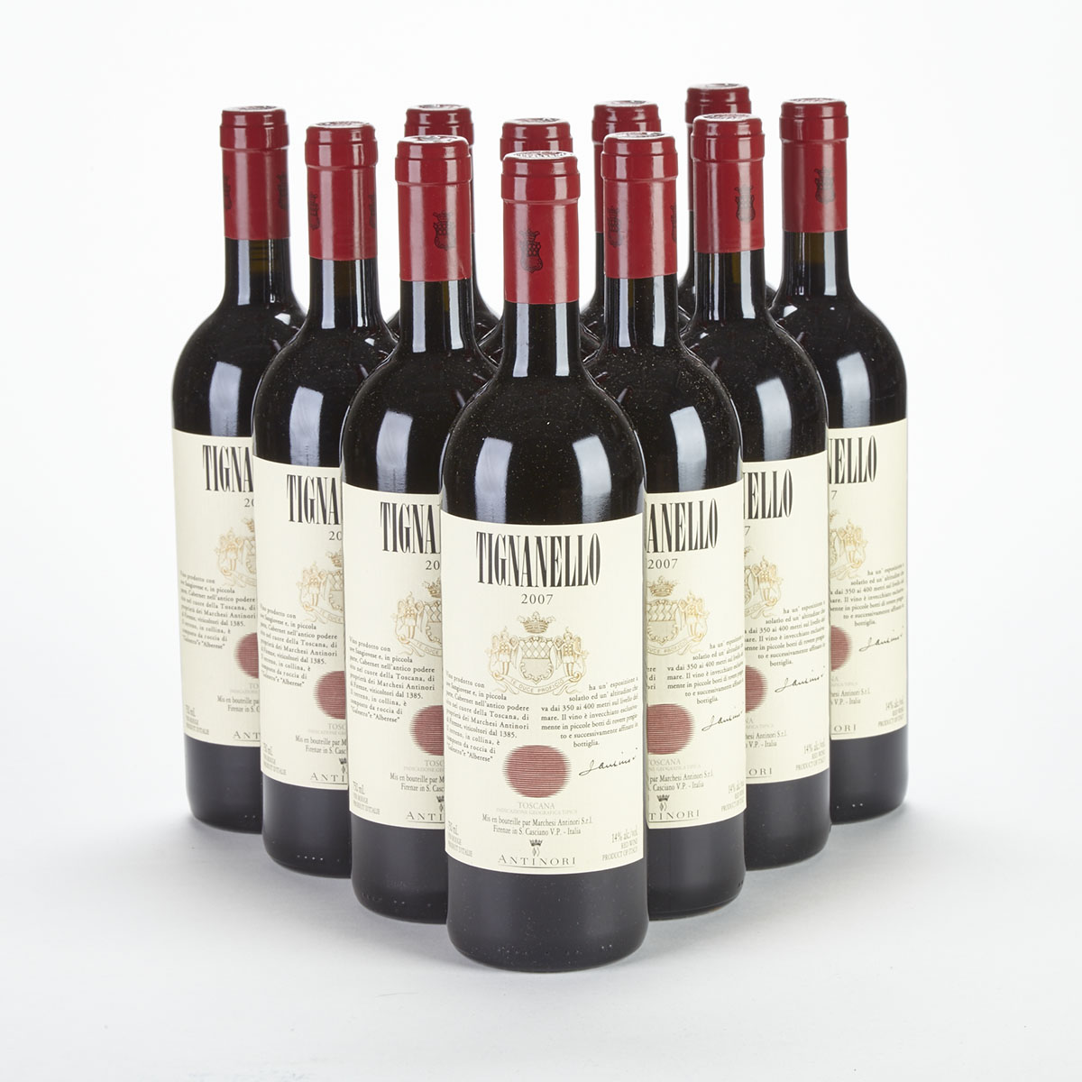 MARCHESI ANTINORI TIGNANELLO 2007 (11) 92 WS 95 WA