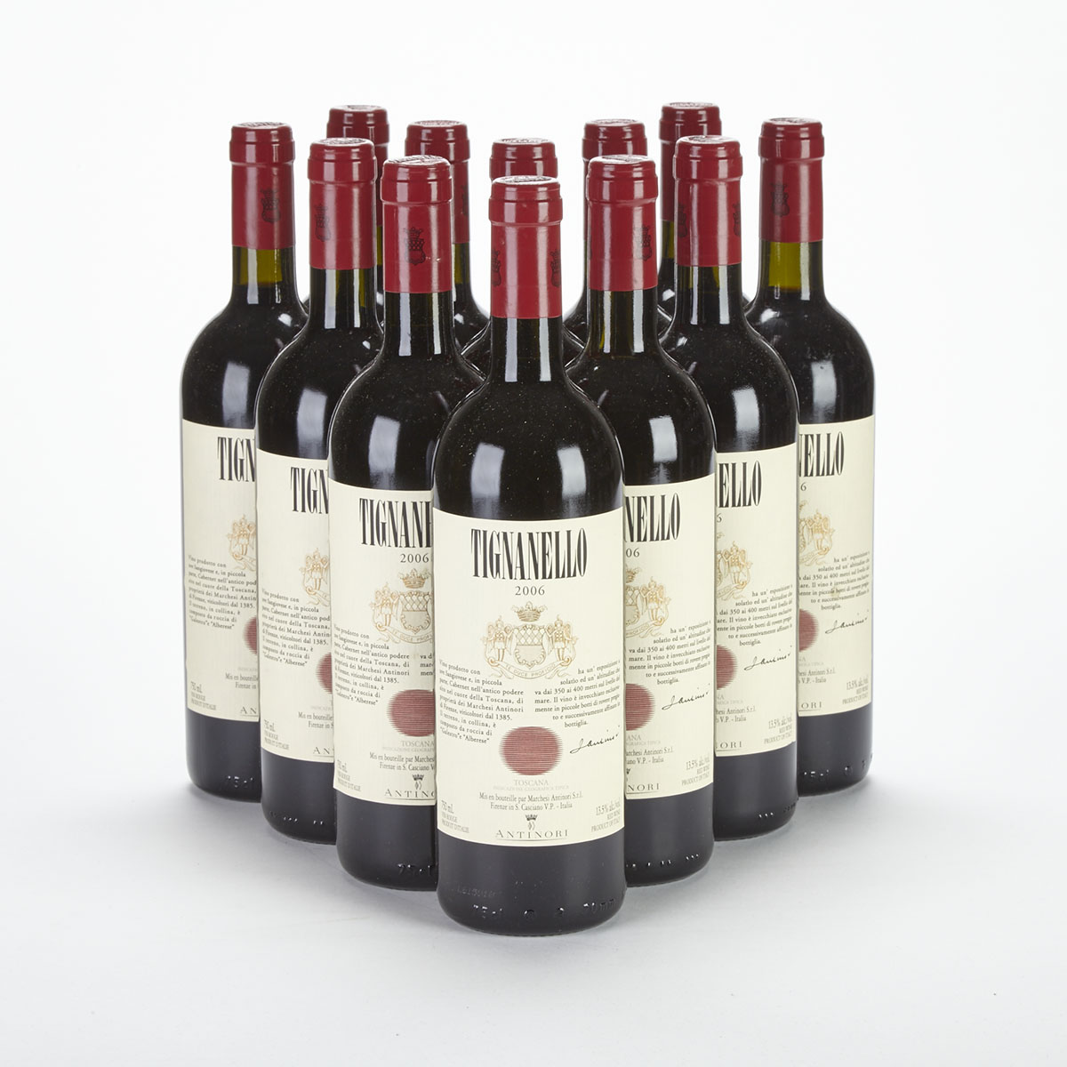 MARCHESI ANTINORI TIGNANELLO 2006 (12) 93 WS 92 WA
