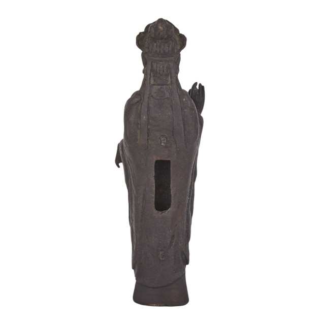 A Bronze Figure of a Standing Bodhisattva Maitreya, Goryeo, Second Half of the 11th Century or Later