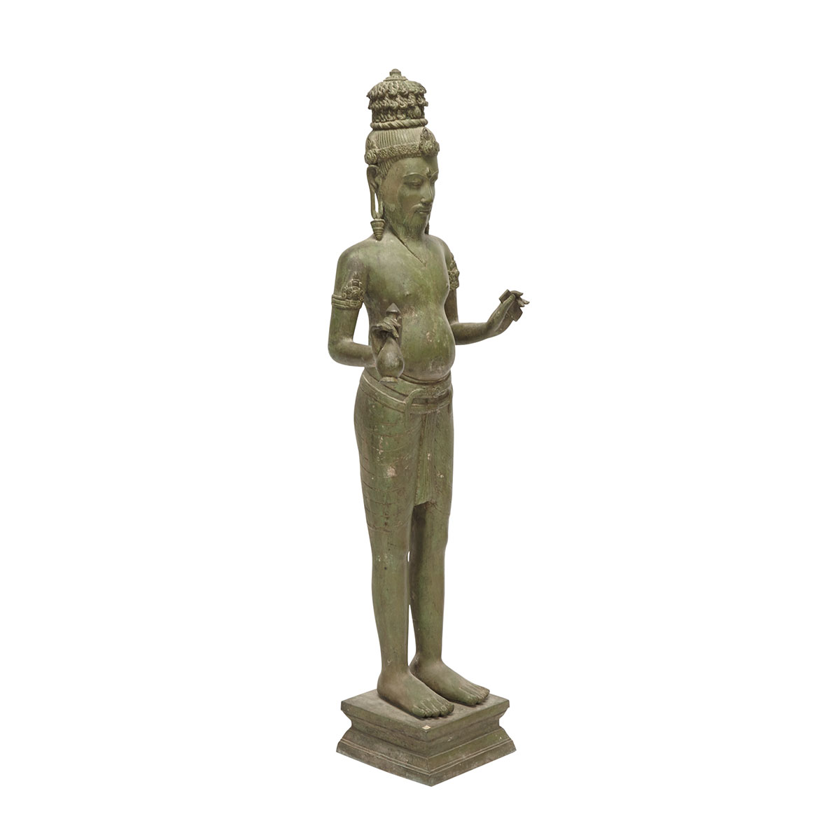 An Unusual Southeast Asian Standing Buddha, Possibly 19th Century or Earlier