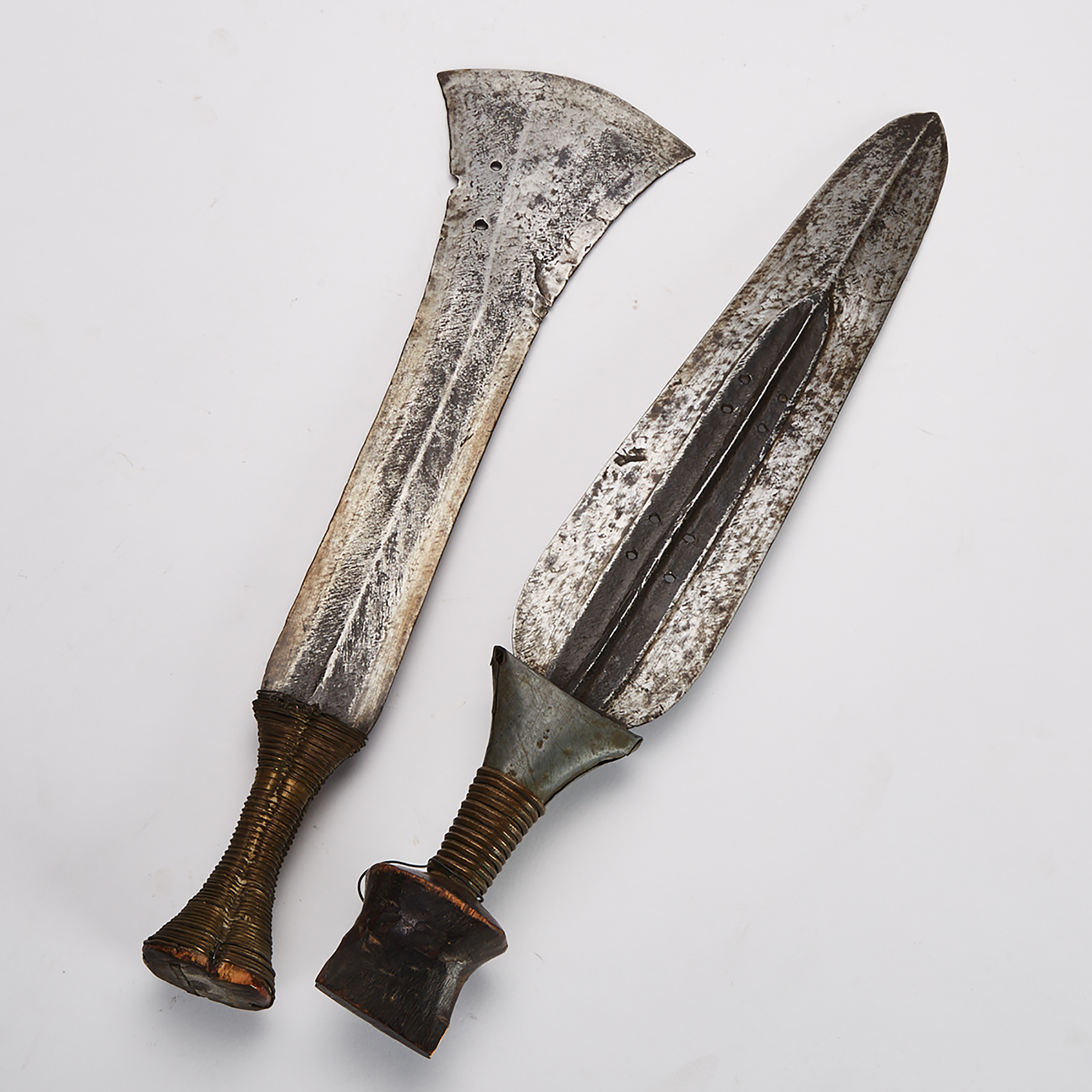 Two African Konda Short Swords