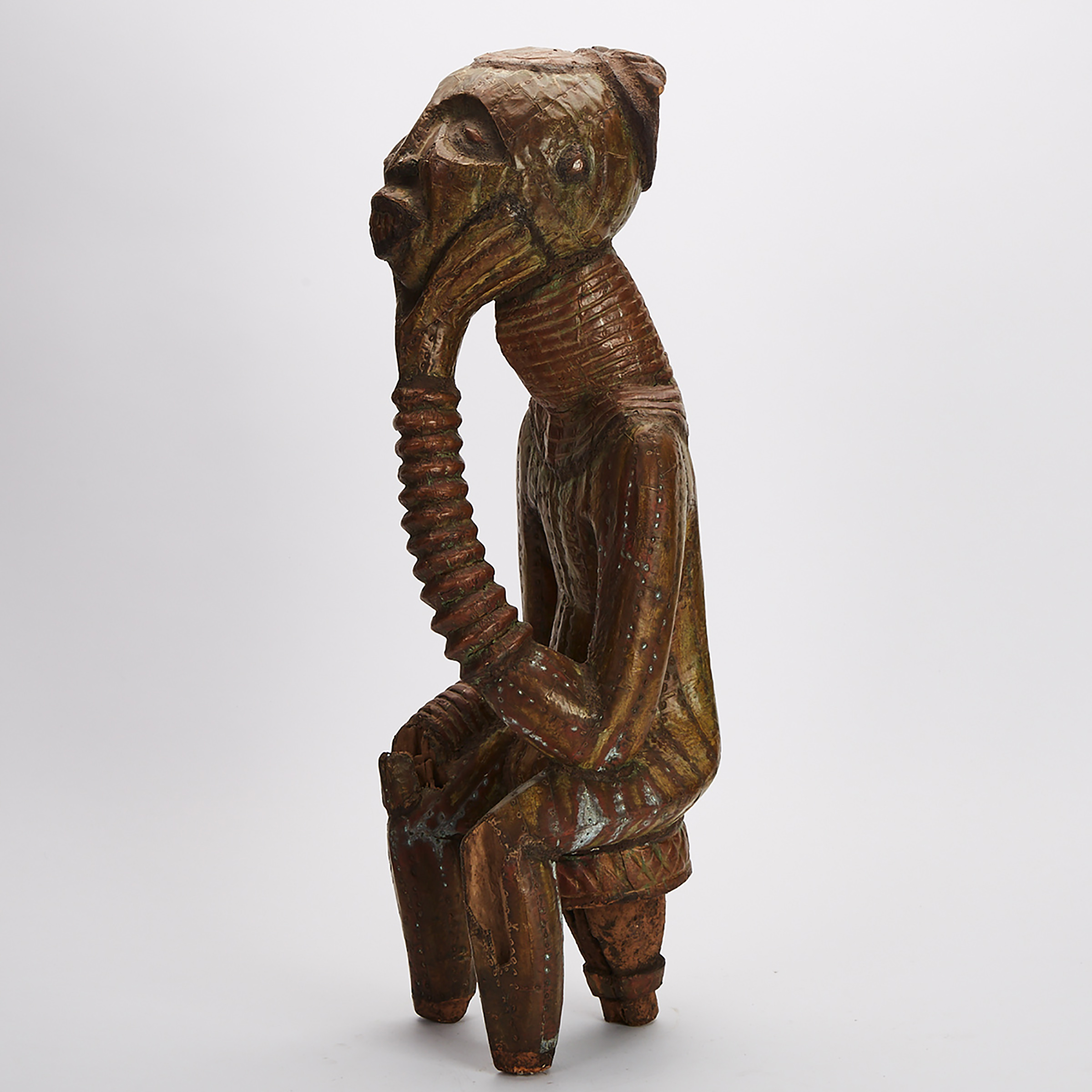 Bangwa Ancestral Seated Figure, Cameroon, Central Africa