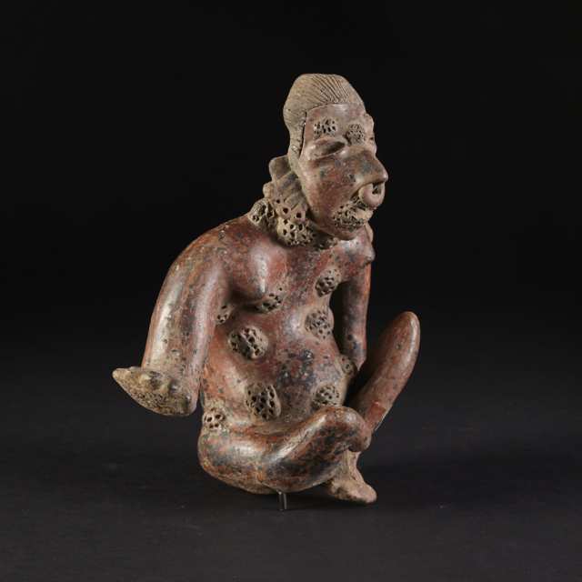 Nayarit Birthing Figure, West Mexico, 100 B.C. - 250 A.D.