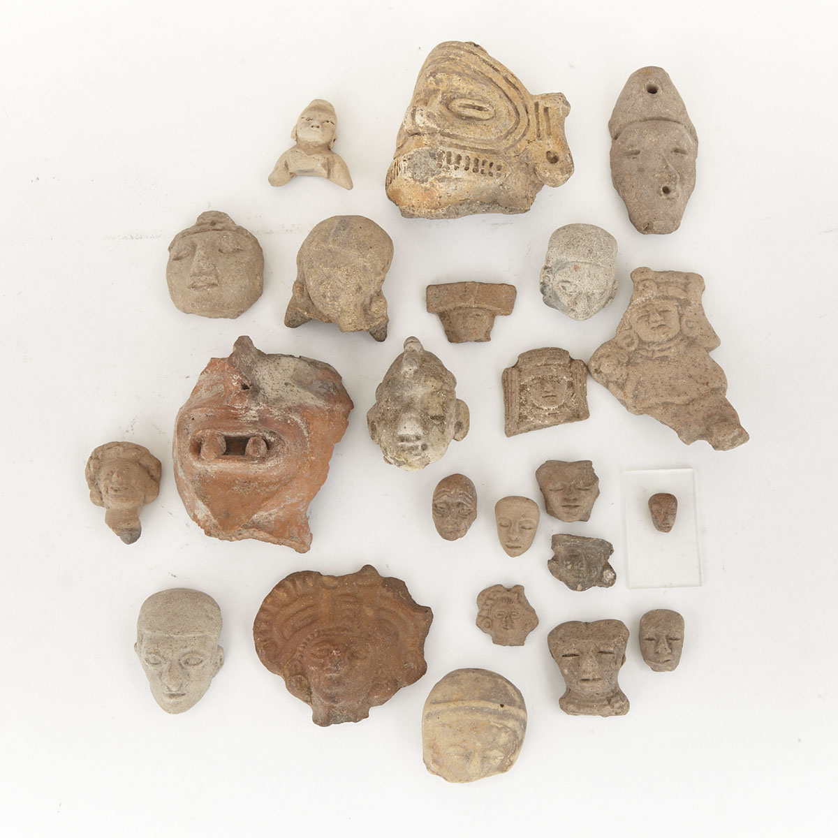 Large Group of Pottery Fragments